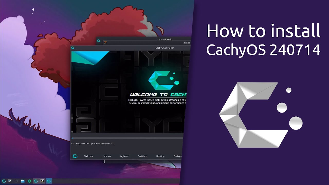 How to install CachyOS 240714 - YouTube