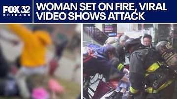 Woman set on fire; video shows Chicago mother, son attacked | FOX 32 News at 4 & 5