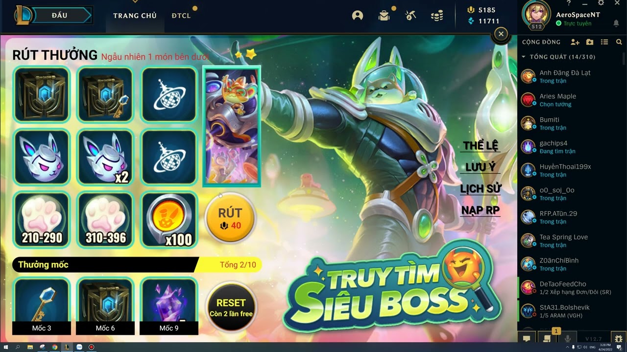 Liên Minh Huyền Thoại – Truy tìm siêu Boss