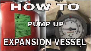How To Recharge and Check an Expansion Vessel - Combi Boiler - Plumbing