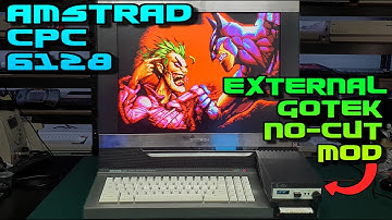 Amstrad CPC6128 Part 3 - External gotek and no-cut ABBA switch