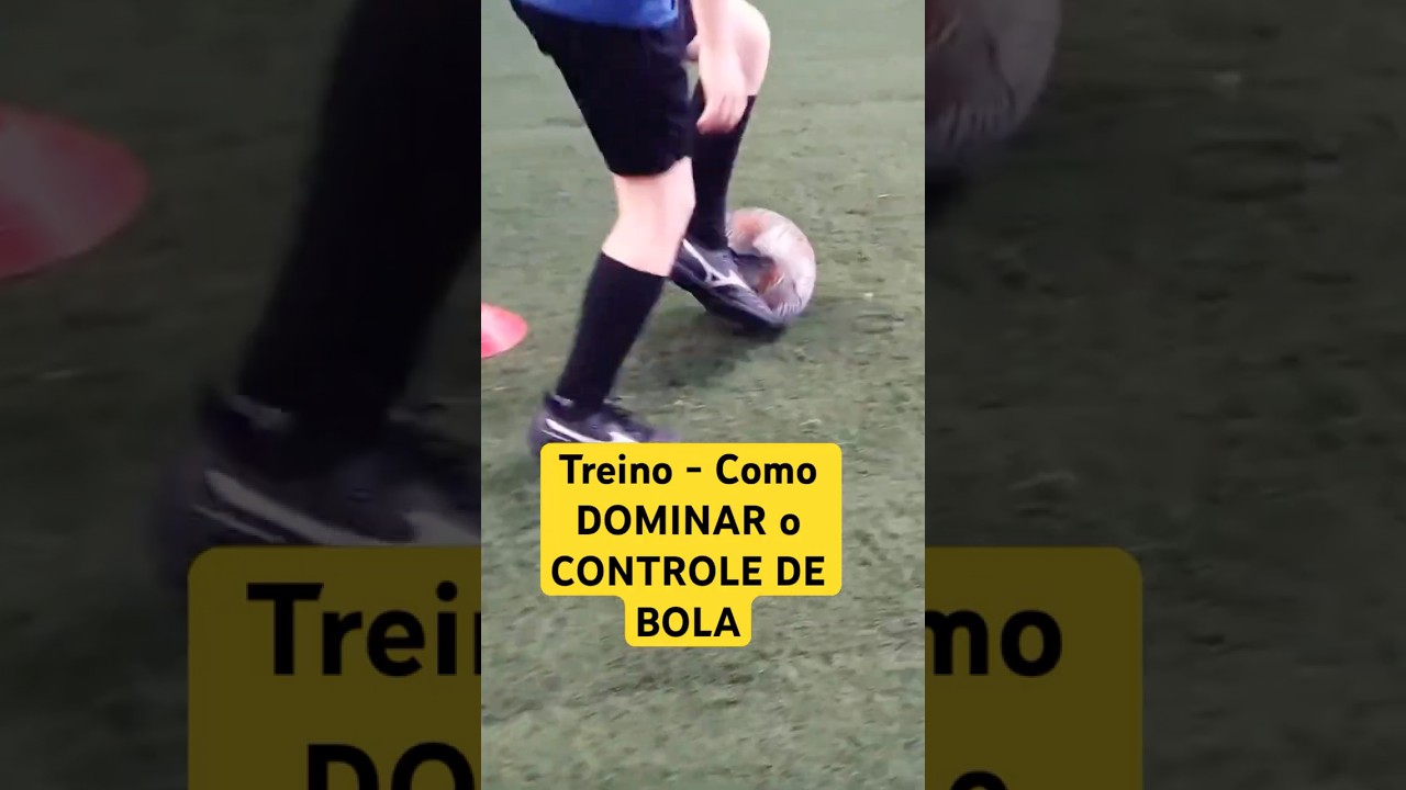 Faça esse treino e APRENDA A DOMINAR O CONTROLE DA BOLA #futeball #controledebola #ballcontrol #fyp