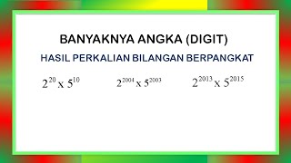 Banyaknya Angka Dari Hasil Perkalian Bilangan Berpangkat  Emhachannel