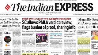 26th August, 2022 || The Indian Express Newspaper Analysis || इंडियन एक्सप्रेस, UPSC Current affairs