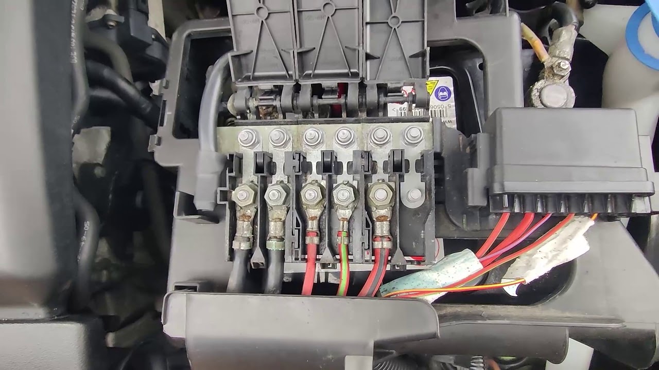 Instrument hang The city VW Polo Battery Fuse Box Location and Diagram - YouTube