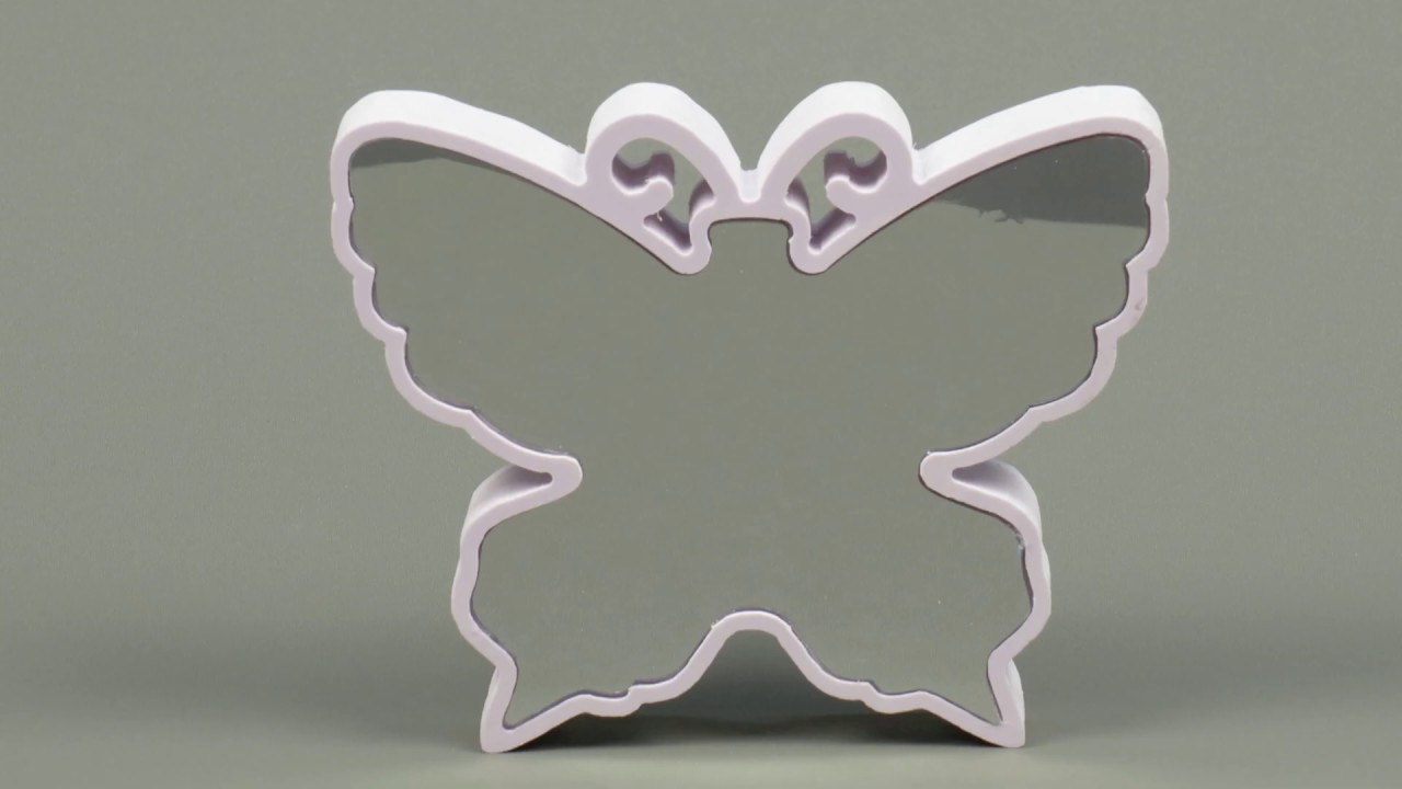 Светильник зеркальный Бабочка с 3D эффектом туннеля LED - YouTube