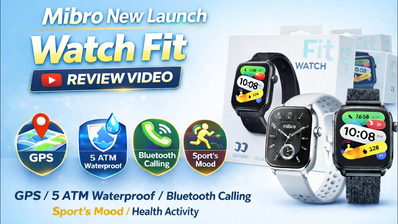 Mibro New Launch Watch Fit  GPS Watch  Short Review 