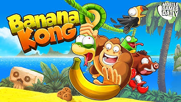 BANANA KONG BLAST - Gameplay Walkthrough Part 1 - World 1 (iOS Android)
