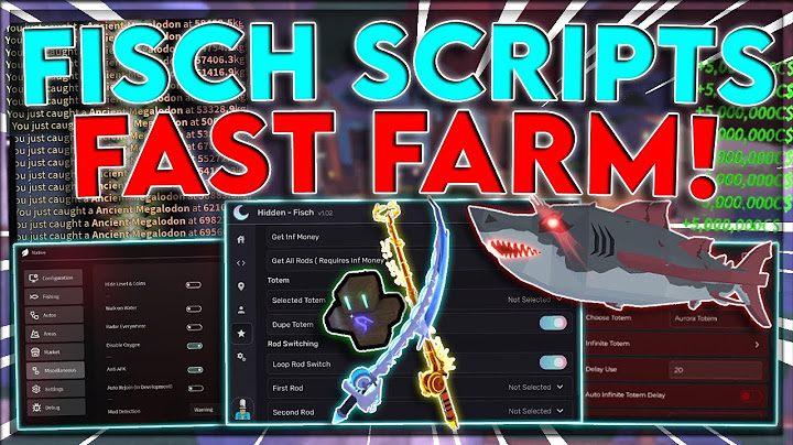 [NEW] Fisch Script / Hack | FASTEST Auto Fish | Dupe Coins + Megalodon | *NO KEY*