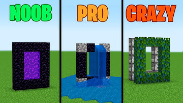 how do different players make a nether portal