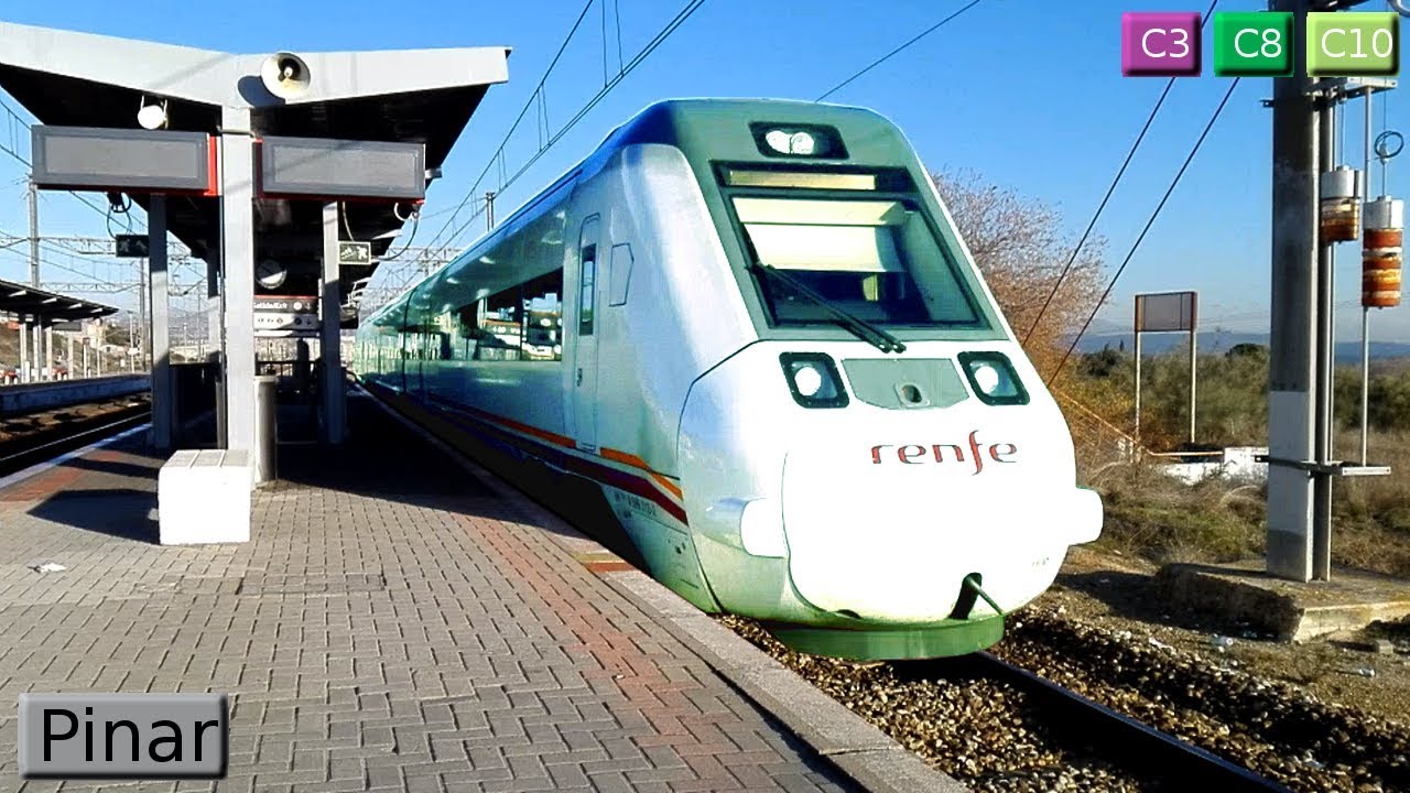 Pinar C3 - C8 - C10 : Cercanías Мадрид ( Renfe 599 - 446 - 450 - 252 )
