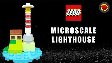 LEGO Microscale Lighthouse MOC Building instructions