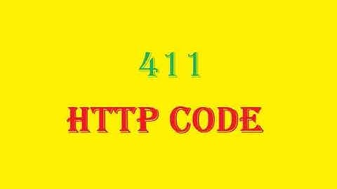 411 Length Required