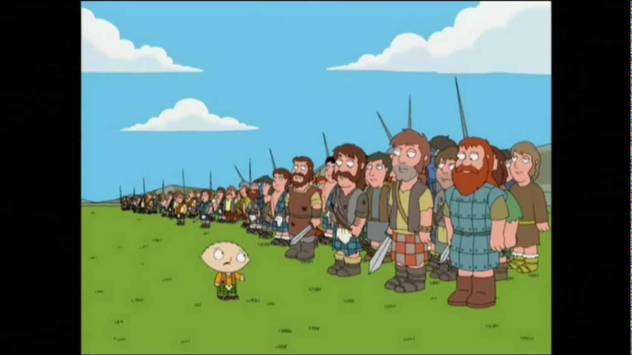 Family Guy- Stewie's Motivational Braveheart Speech