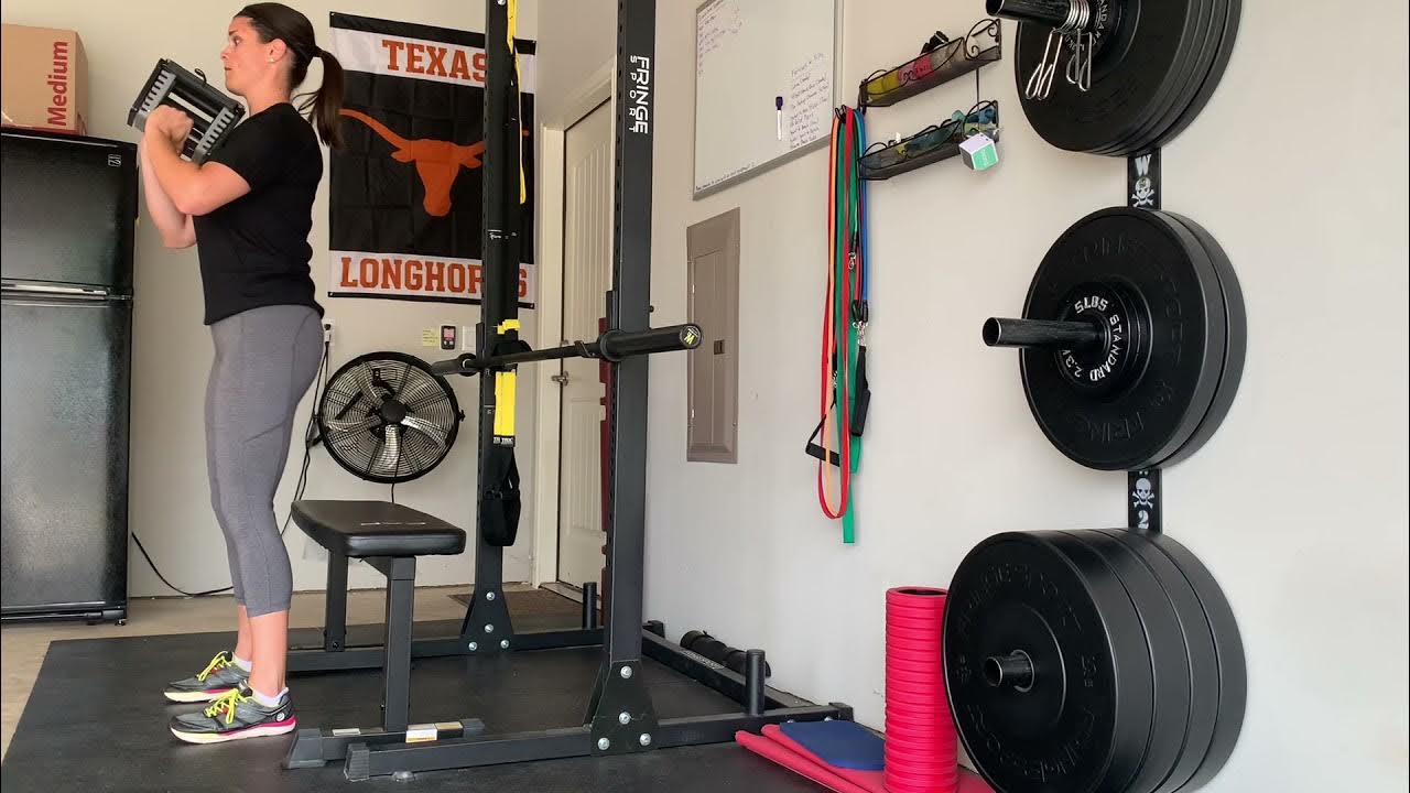 Power Block Goblet Bench Squat YouTube
