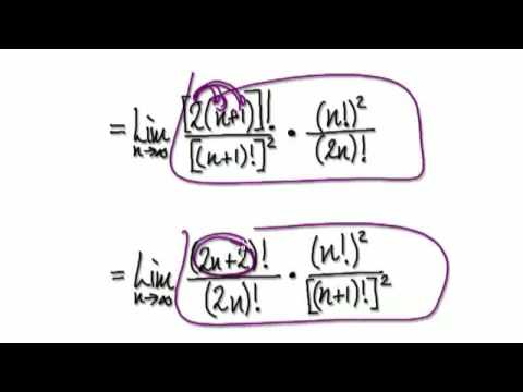 Video 2592 Ratio Test Convergence Series N 2 2n Practice 1 2 Youtube