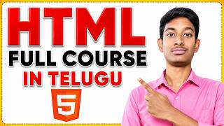 HTML Full Course in Telugu | Complete HTML Tutorial for Beginners | Learn HTML from Scratch 2026