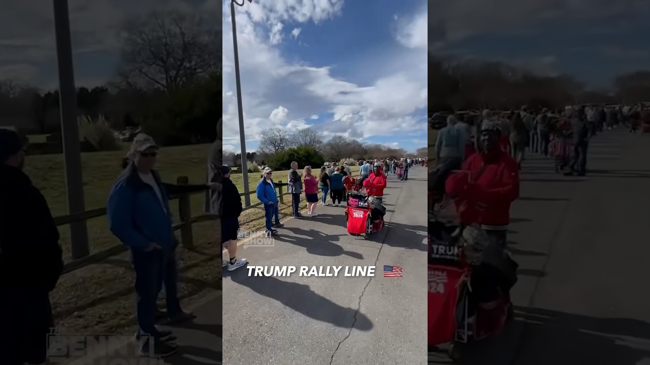 Trump Rally Line in South Carolina is INSANE 👀‼️