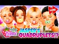 Jasper had 4 BABIES?! (Sims 4 Not So Berry CAS LIVE!)