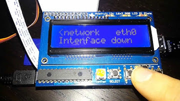 Raspberry PI Adafruit Character LCD 16x2 Plate