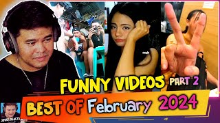 Funny Videos PART 2 best of February 2024 - FUNNY VIDEOS, PINOY MEMES | Jover Reacts