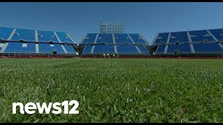 Celebrity Exclusive look at field and stadium built for Cricket World Cup at Eisenhower Park on LI  | News 12 Net Worth