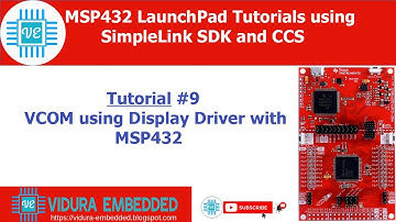 VCOM using TI Display Driver with MSP432