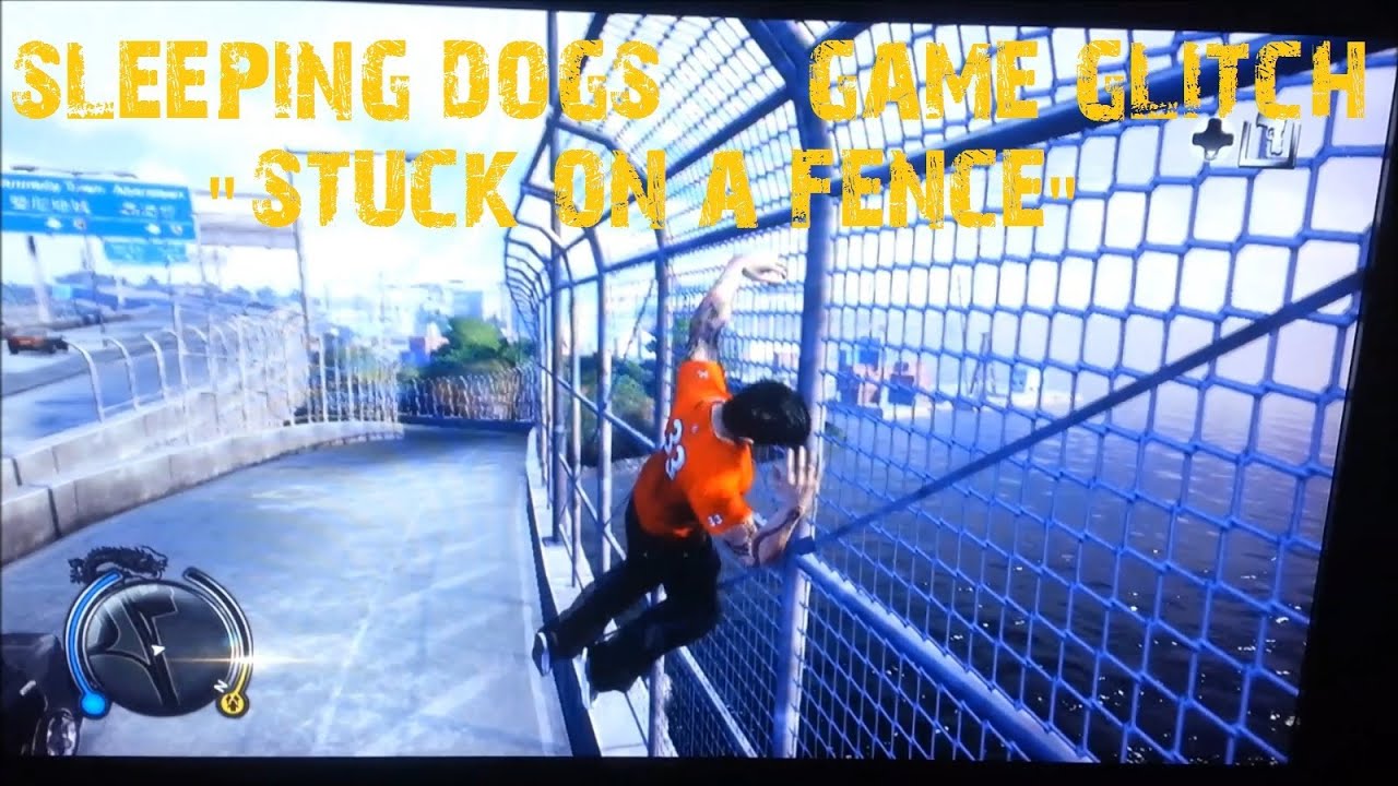 Sleeping DogsGame Glitch"Stuck on a Fence" YouTube