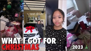 WHAT I GOT FOR CHRISTMAS 2023 l new car, uggs, ed hardy, skims, miss dior & more