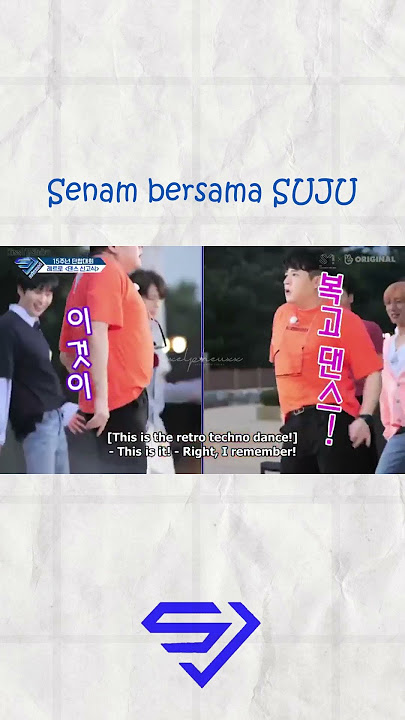 ayo senam! jangan rebahan mulu!! 😆🤣🤣💙SJ Returns4 EP63 #superjunior #elfindonesia #shindong