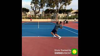 Opp making me hit one more ball 🥵 🔥🔥🔥 #federer #nadal #sampras #agassi #djokovic #raducanu