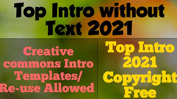 Best Top Intro without Text 2021 | No Copyright Creative commons | Best Kitchen and Beauty Intro |