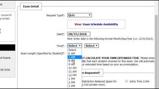 Student AIM   How To Schedule an Exam