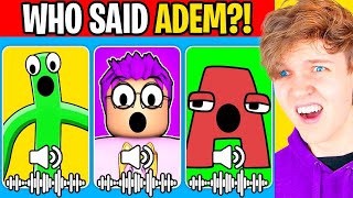 THE ULTIMATE GUESS WHO SAID IT CHALLENGE VIDEO EVER! *CAN YOU BEAT THEM ALL?!?* screenshot 4