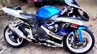 Suzuki gsx-r 750 преображение. Не долго музыка играла, не долго нэкидом он был.