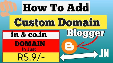 hiox india domain connect to blogger || custom domain blogger free @SatishKVideos