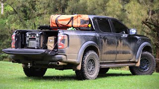 ⚡RAPTOR DUAL BATTERY SETUP  TUB FIT OUT EP#1 Custom Lithium Battery & Bed Rug install.