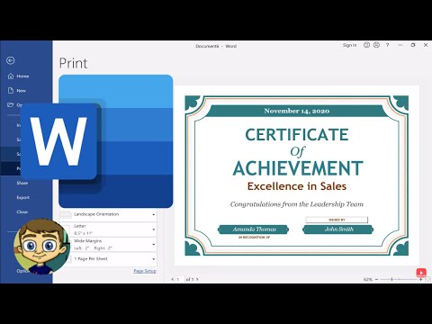 Video: How To Compose A Certificate