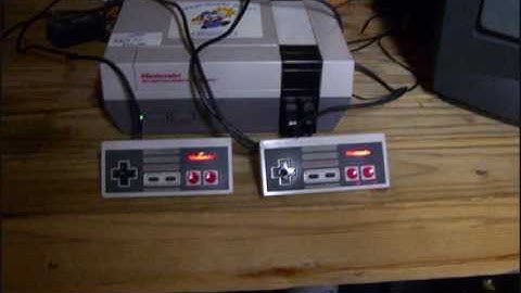 Custom Nes mod with leds.