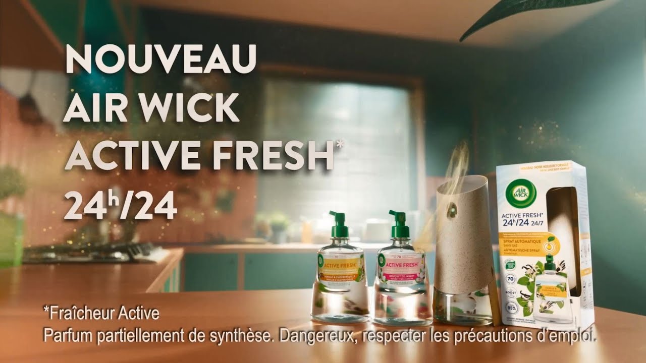 Air Wick - Découvrez notre nouveau spray automatique sans gaz ! - YouTube