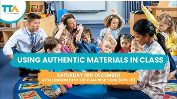 Using Authentic Materials in Class