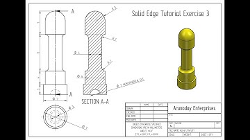 Solid Edge Tutorial Exercise 3