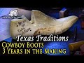 My Custom Cowboy Boots Are Almost Done! | Kirby Allison | Lee Miller Texas Traditions