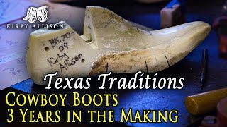 My Custom Cowboy Boots Are Almost Done! | Kirby Allison | Lee Miller Texas Traditions