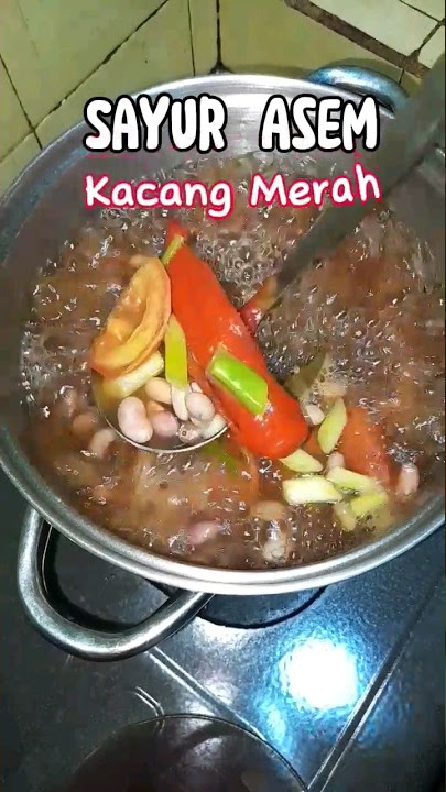 Resep Sayur Kacang Merah||Angeun Kacang khas Sunda#shorts