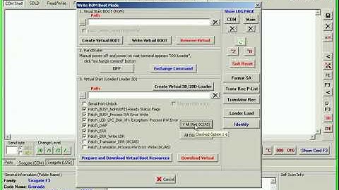 Virtual Load Flash and Loader Create
