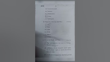 Bioinformatics question paper| previous year| botany| bsc #biologylecture #botany #study