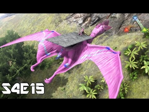 Ark Survival Evolved S4e15 ケツァルコアトルス Quetzalcoatlus をペイント オープンワールドで恐竜サバイバル Steam Youtube