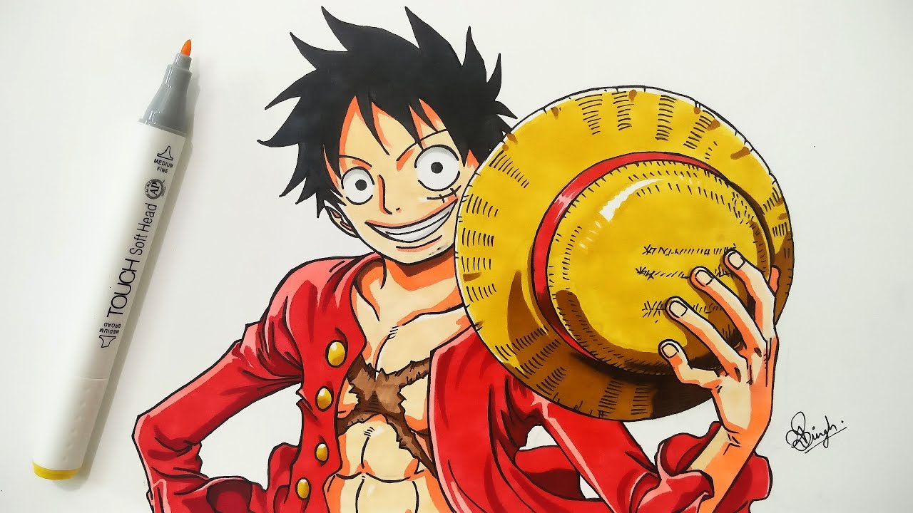 Drawing Monkey D Luffy One Piece Youtube