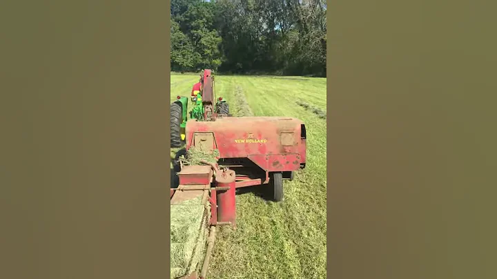 1961 John Deere 3010 pulling New Holland Super 77 ...